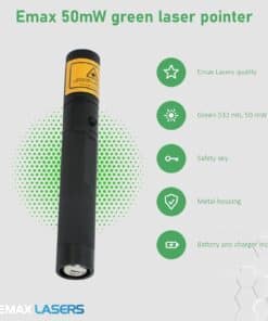 Features of the Emax 50 mW green laser pointer