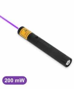 Emax 200 mW purple laser pointer with purple laser beam