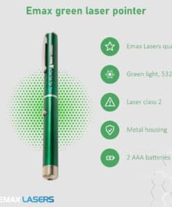 Features of the Emax green laser pointer