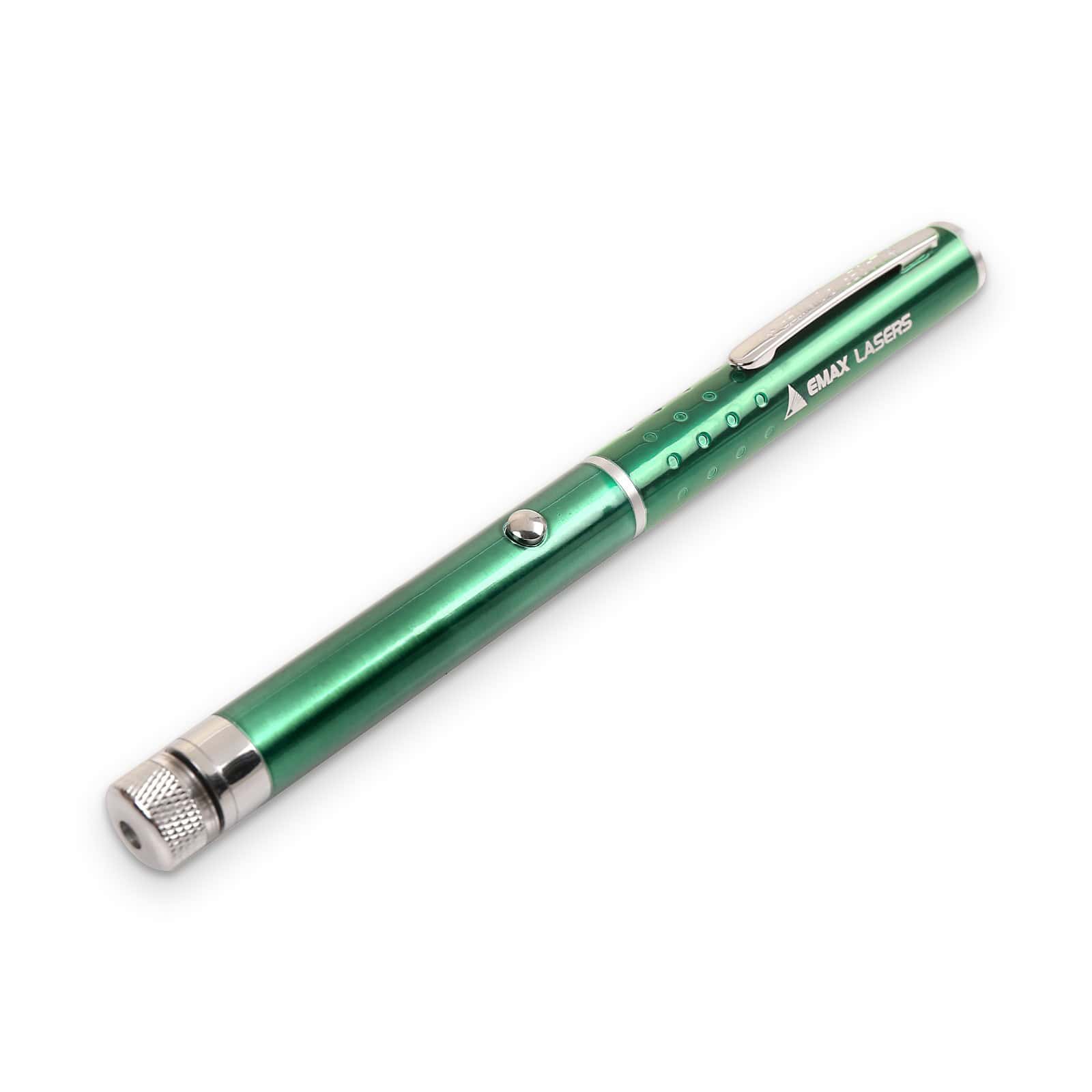 Green laser pen with a pattern cap on the tip, Emax