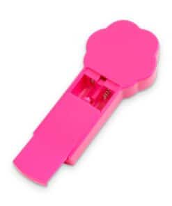 Pet laser pointer with the battery compartment open, Emax