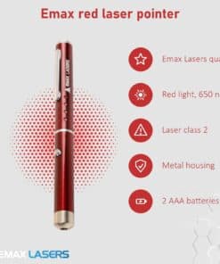 Features of the Emax red laser pointer