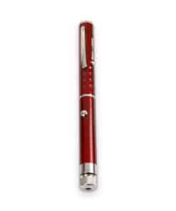 Red laser pen with pattern caps standing upright, Emax