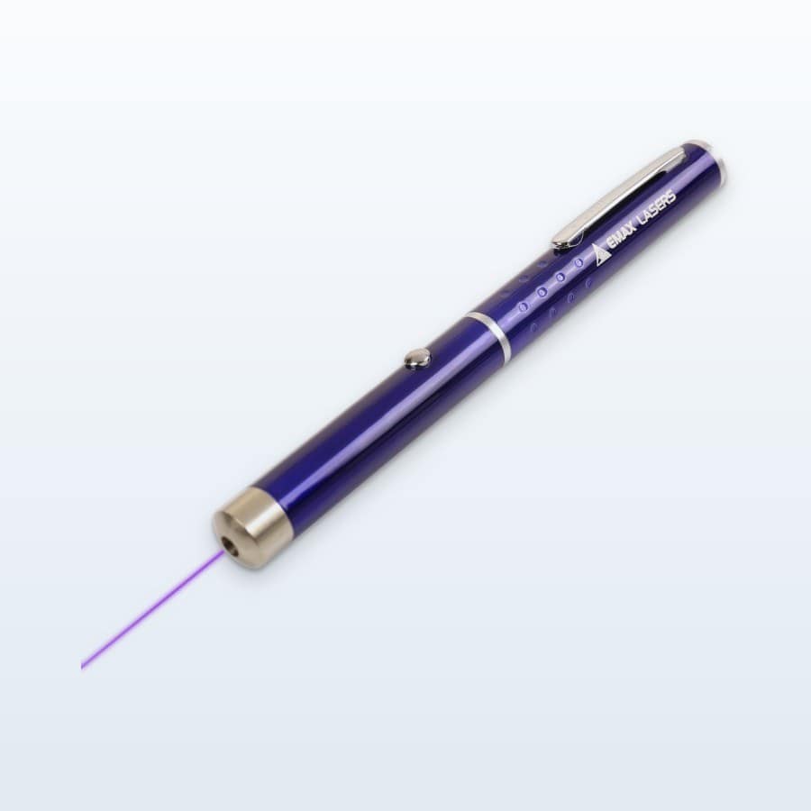 Emax violet laser pointer with a violet beam