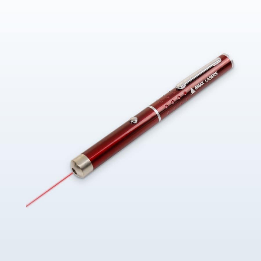Emax red laser pointer with a red beam